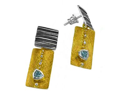 Stylish Topaz Earings- Eva Stone