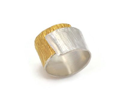 Contemporary Wrap Ring- Eva Stone