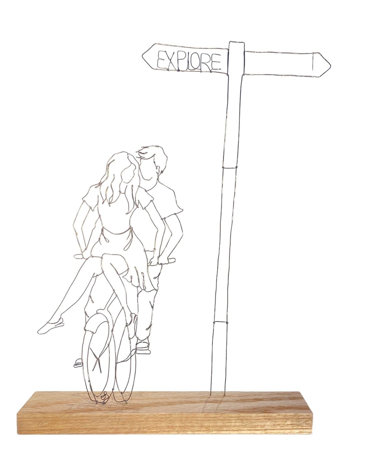 Explore- Emma Bird- Wire Art Sculpture