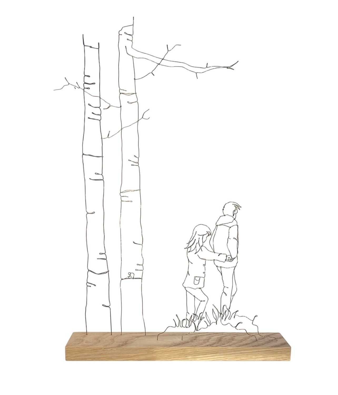 Off The Beaten Track -Emma Bird -Wire Art Sculpture