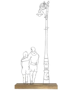 Stroll- Emma Bird- Wire Art Sculpture