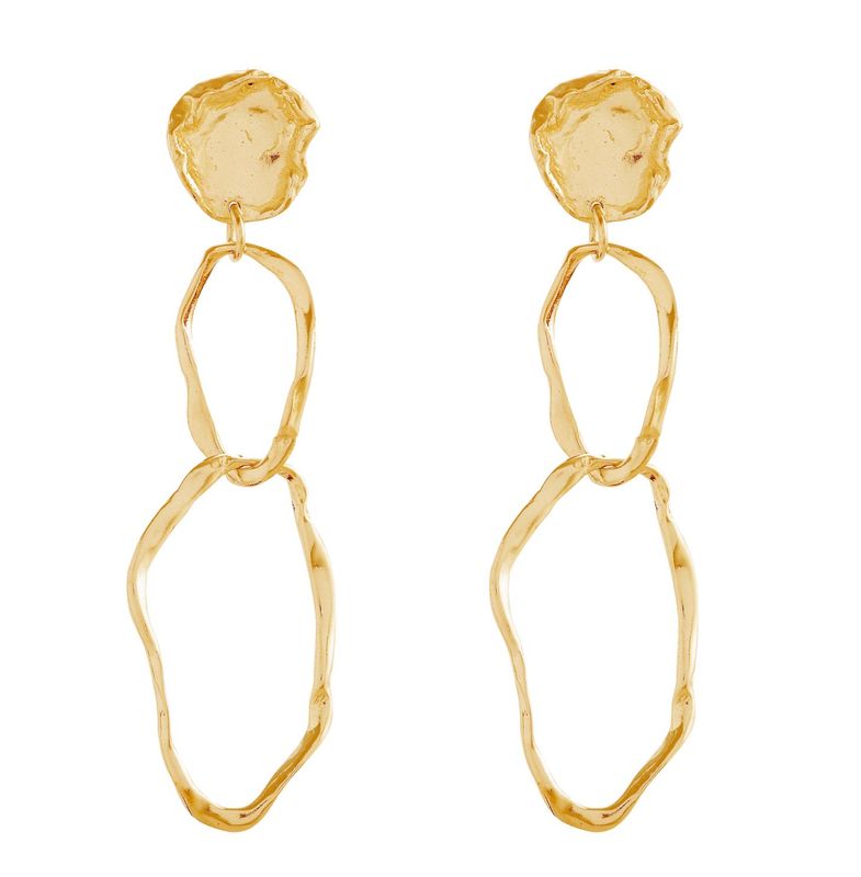 Coventina Gold Drop Earrings- Deborah Blythe