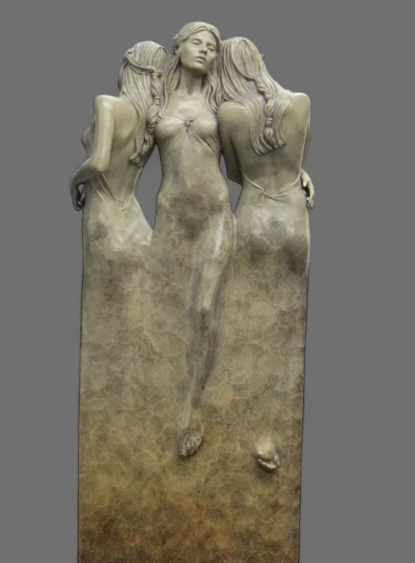 Small Three Graces- Michael Talbot- Bronze Sculpture