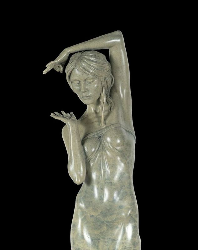 Ayanna Table Top- Bronze Sculpture- Michael Talbot- Front View