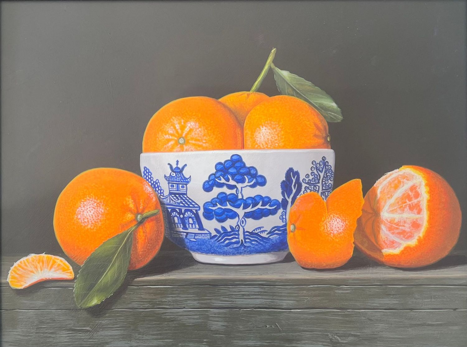 Oranges With Oriental Bowl- Laura Critchlow- Original 