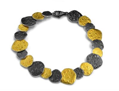 Good & silver oxidised bracelet