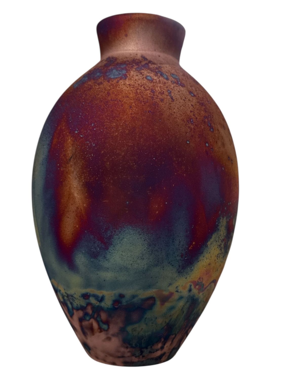 Ceramic Raku vessel