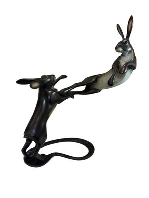 Large Boxing Hares