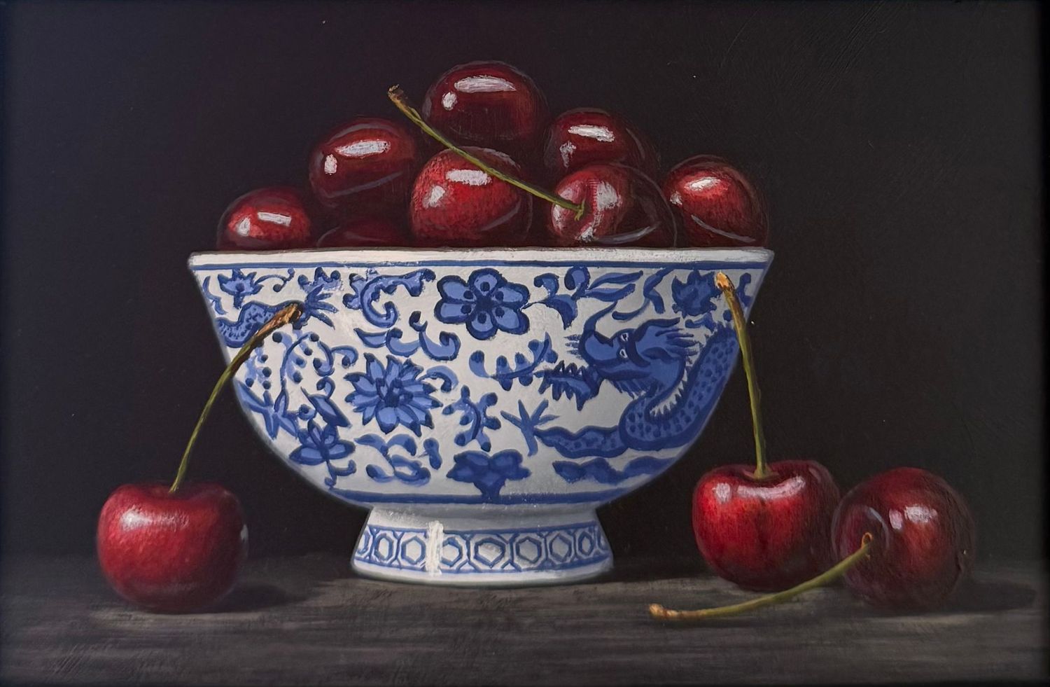 Dragon Bowl & Cherries