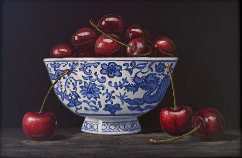Dragon Bowl & Cherries