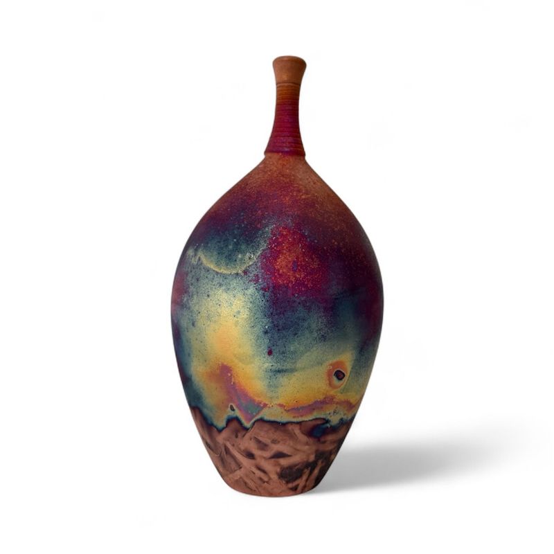 Copper Raku Medium Bottle Copper Raku Medium Bottle