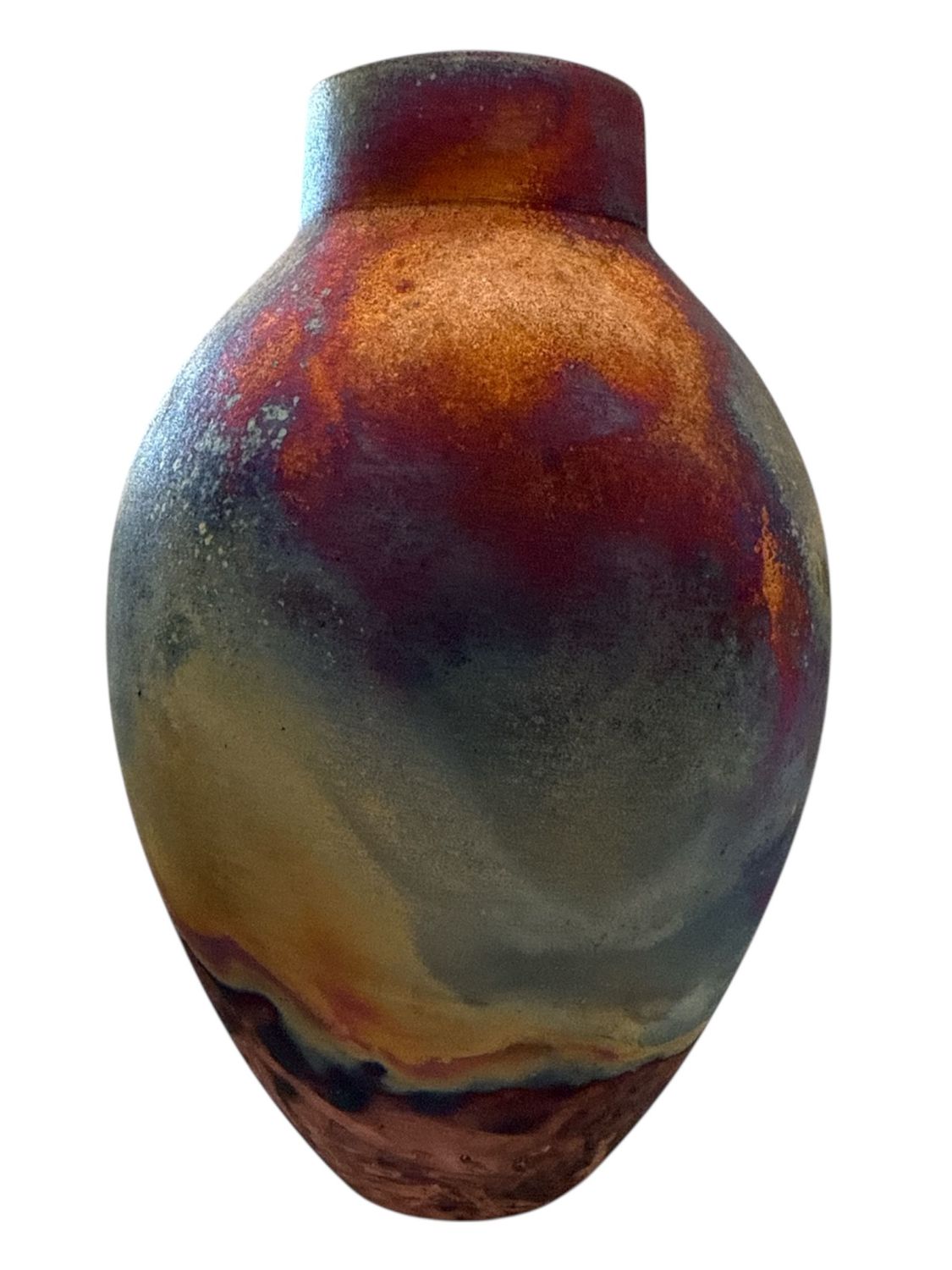 Raku vase