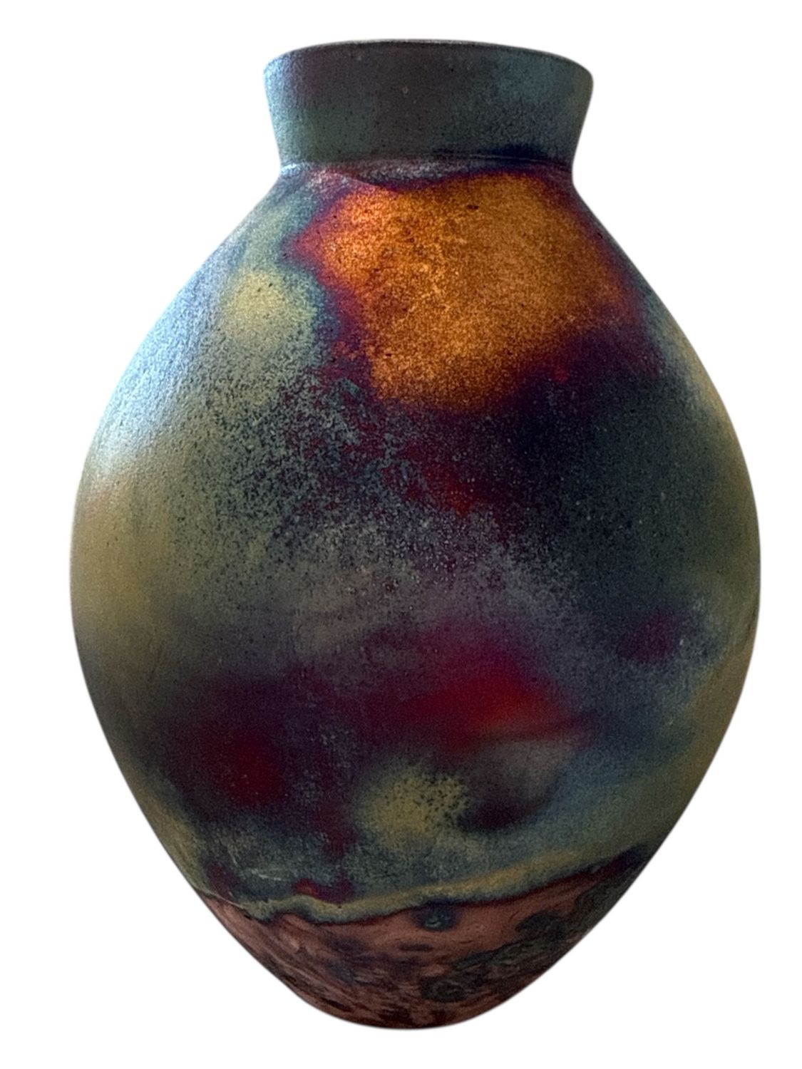 Raku Vase