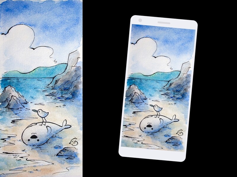 Bord de mer - wallpaper