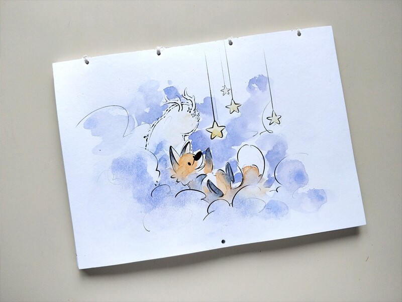 1er Calendrier 2024 full aquarelle