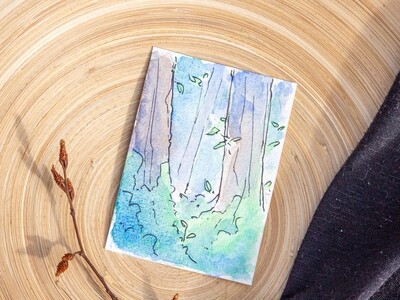 Mini aquarelle de Printemps N°10