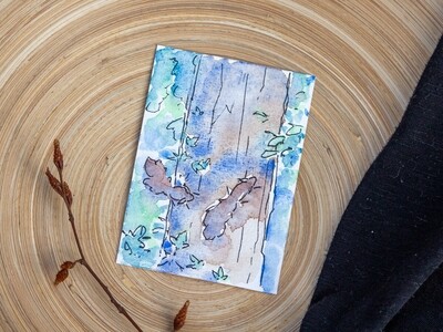 Mini aquarelle de Printemps N°3