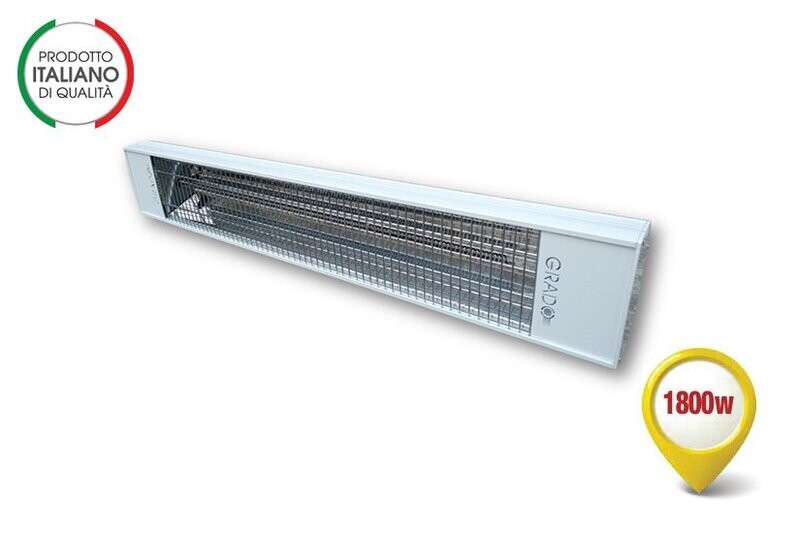 Riscaldatore radiante elettrico a raggi infrarossi ad onda media veloce 1800 W