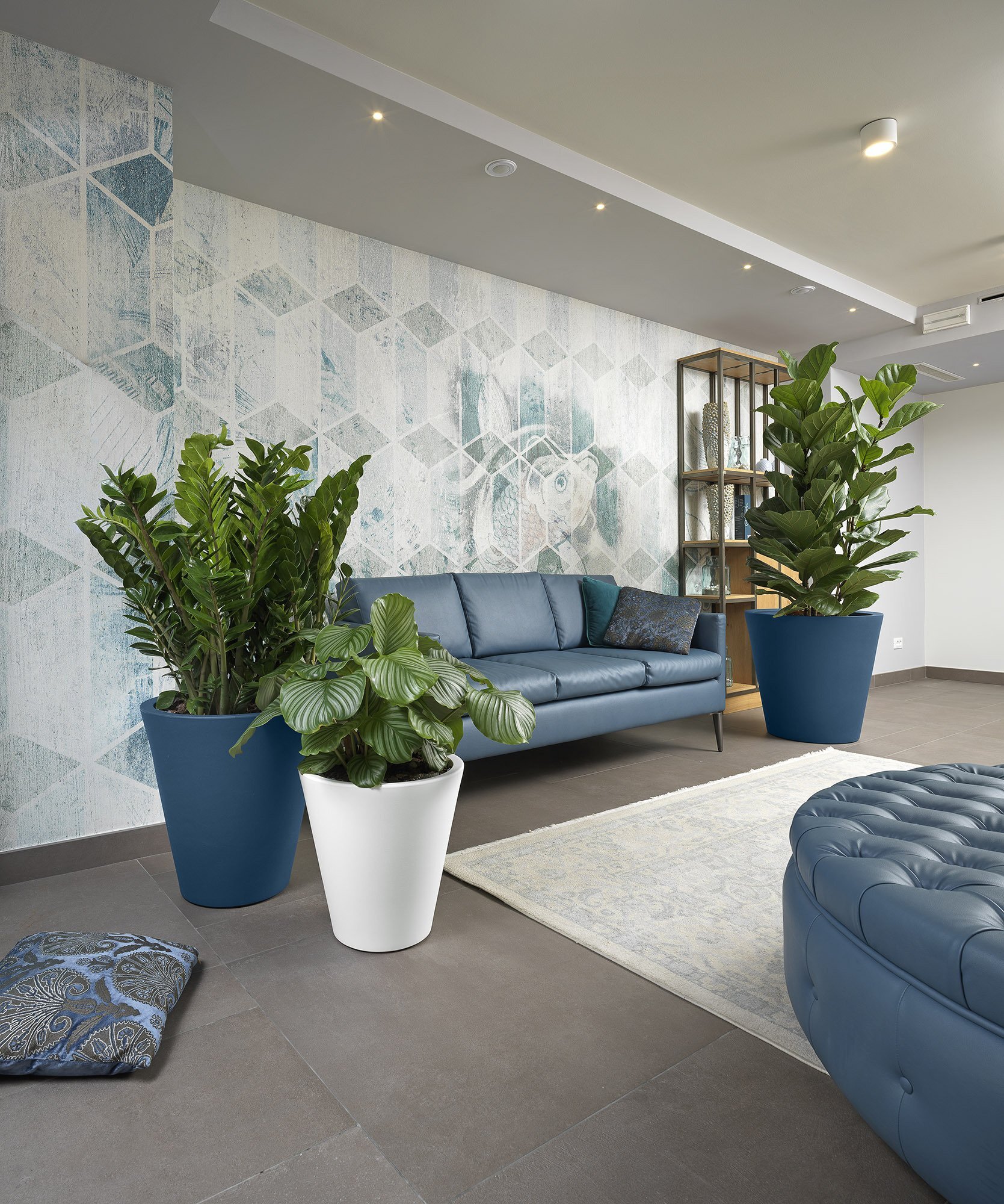 Fioriera Rotonda Cosmos diam. 45x45xh45cm