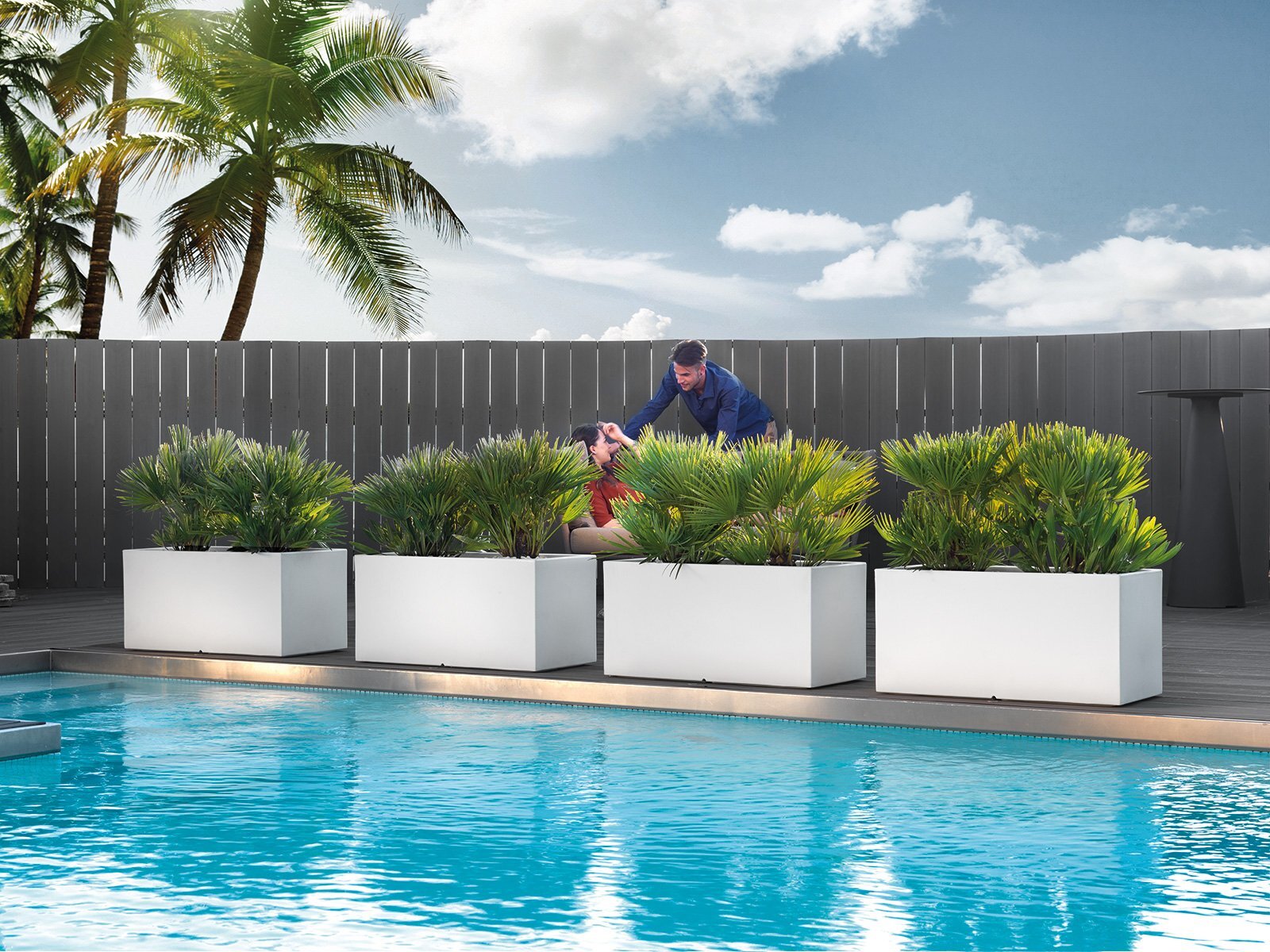 Fioriera Cassetta Cosmos 80x40xh40cm