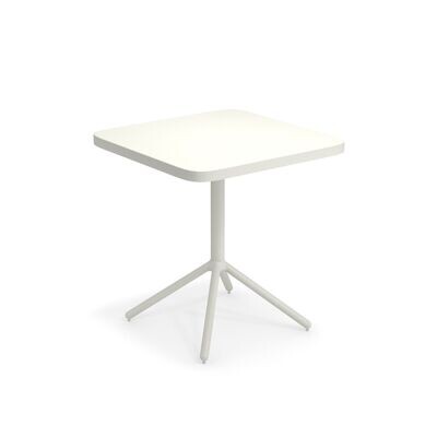 Tavolo Grace piano bordo quadro 2 posti abbattibile