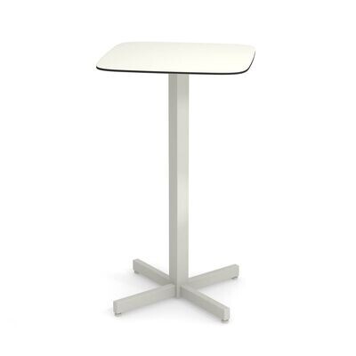 Tavolo Shine alto 2 posti con piano in HPL 60x60 cm