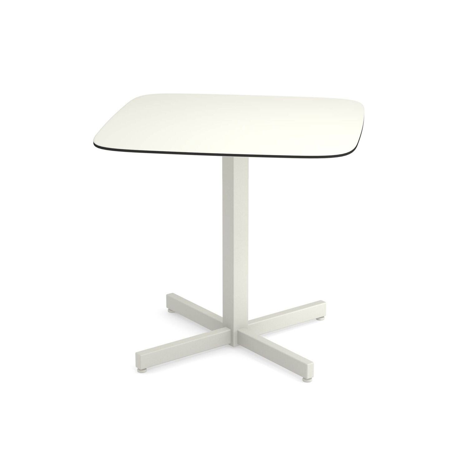 Tavolo Shine 2/4 posti con piano in HPL 80x80 cm
