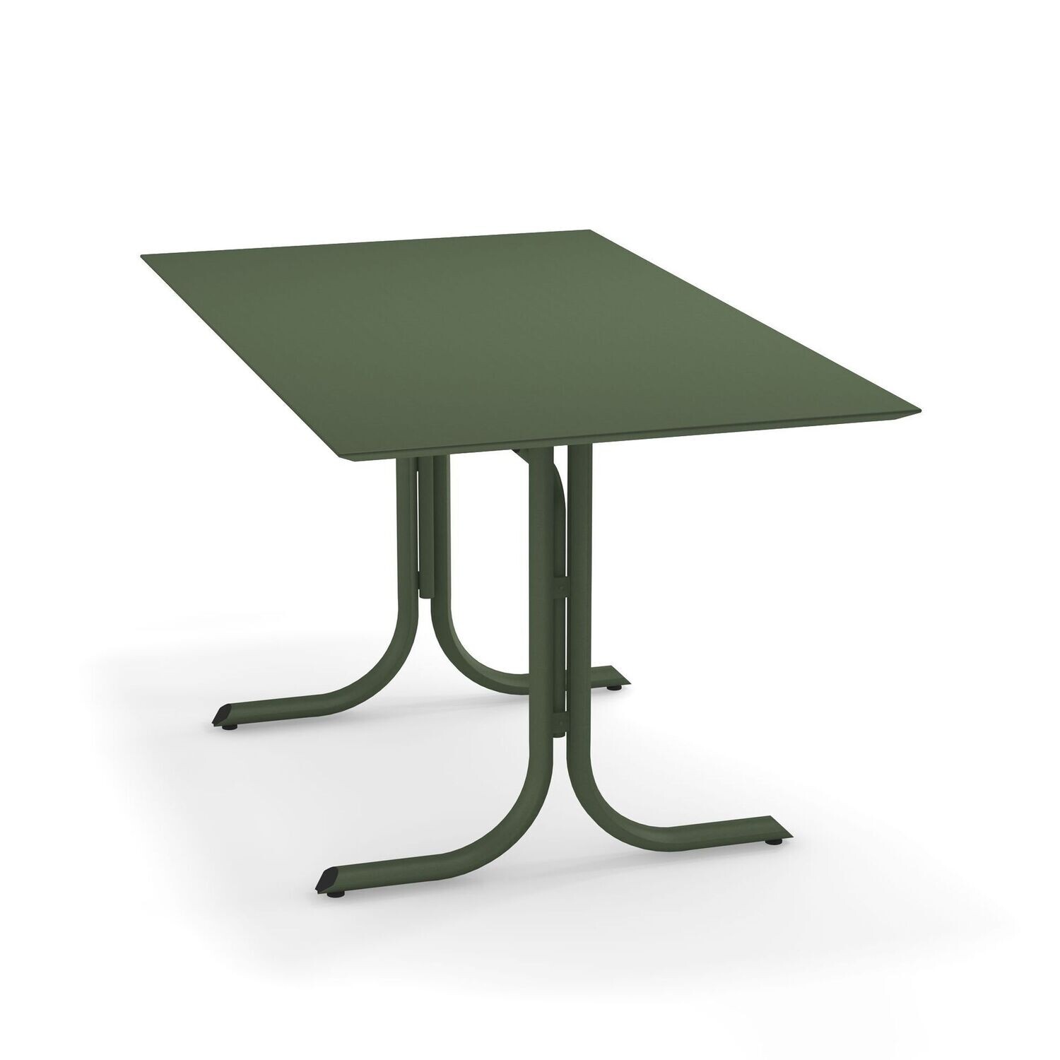 Tavolo Table System abbattibile bordo basso 6 posti 140x80 cm