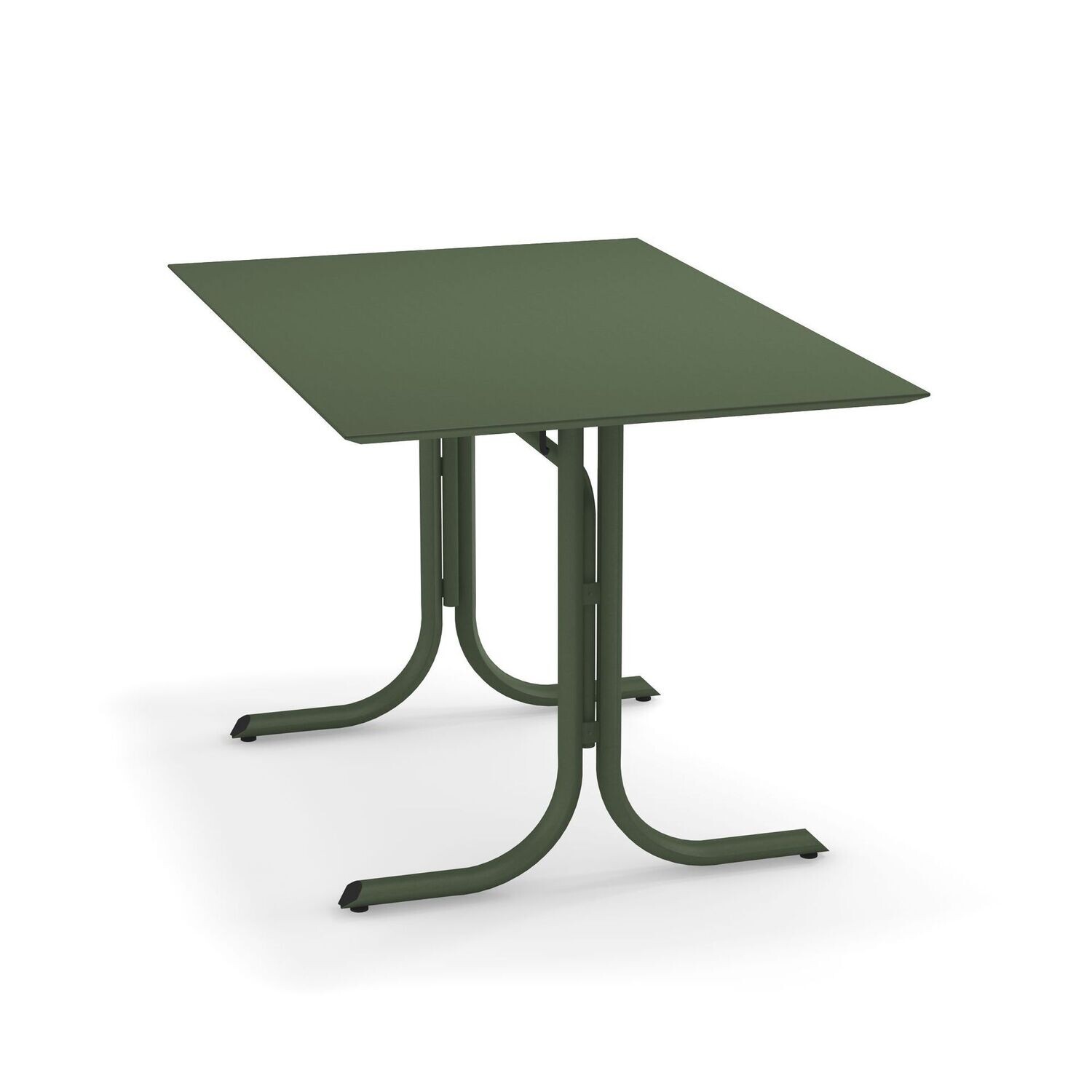 Tavolo Table System abbattibile bordo basso 4/6 posti 120x80 cm