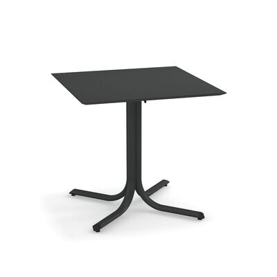 Tavolo Table System abbattibile bordo basso 2/4 posti 80x80 cm