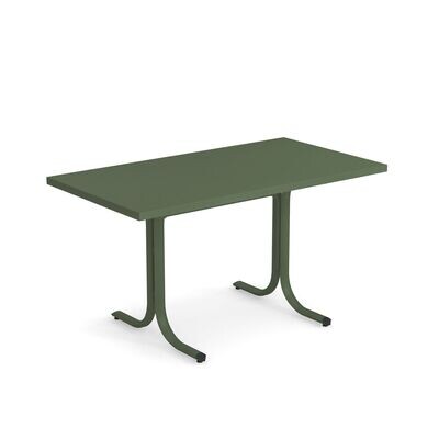 Tavolo Table System bordo squadrato 6 posti 140x80 cm