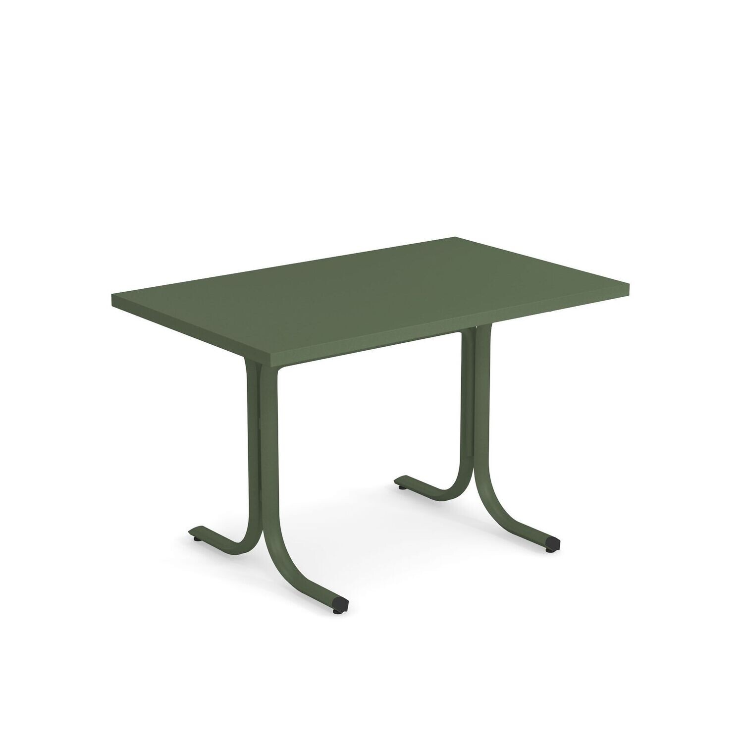 Tavolo Table System bordo squadrato 4/6 posti 120x80 cm
