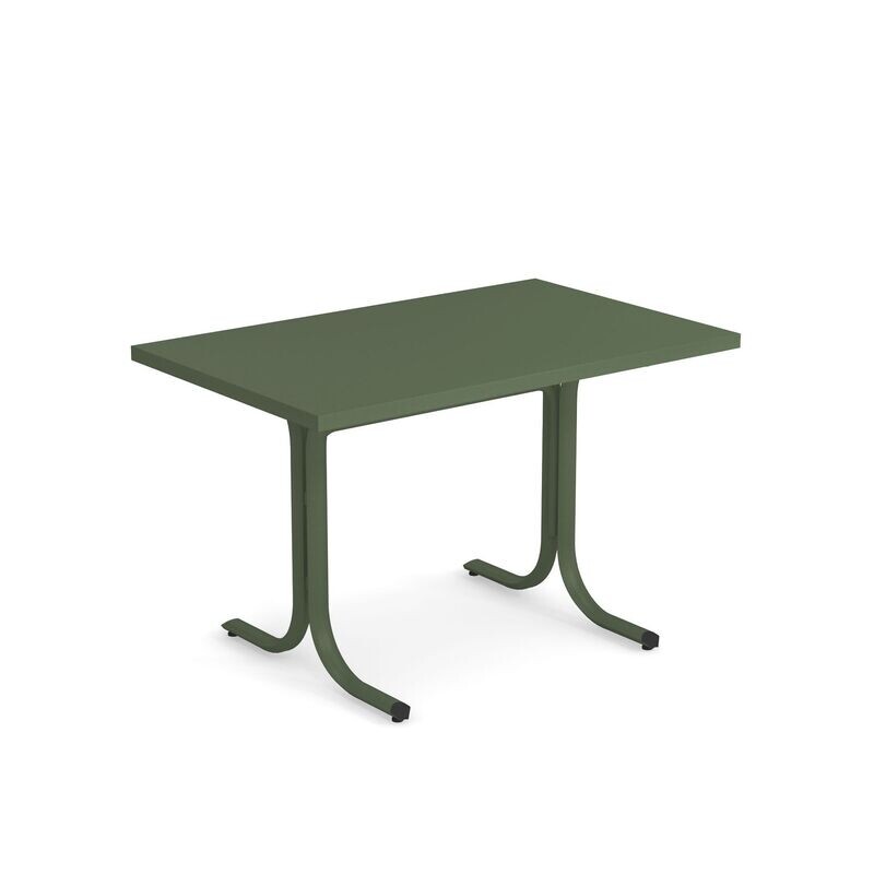 Tavolo Table System bordo squadrato 4/6 posti 120x80 cm