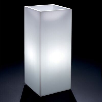 Cache-pot Cosmos quadrato 40x40xh85 cm con luce