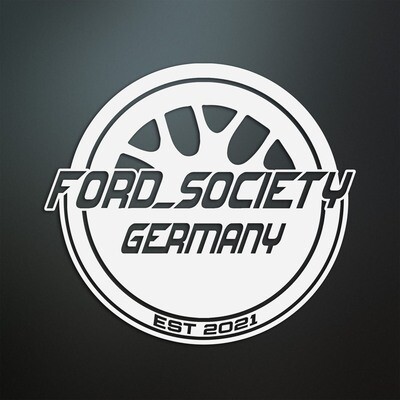 Ford Society Germany Logo Aufkleber