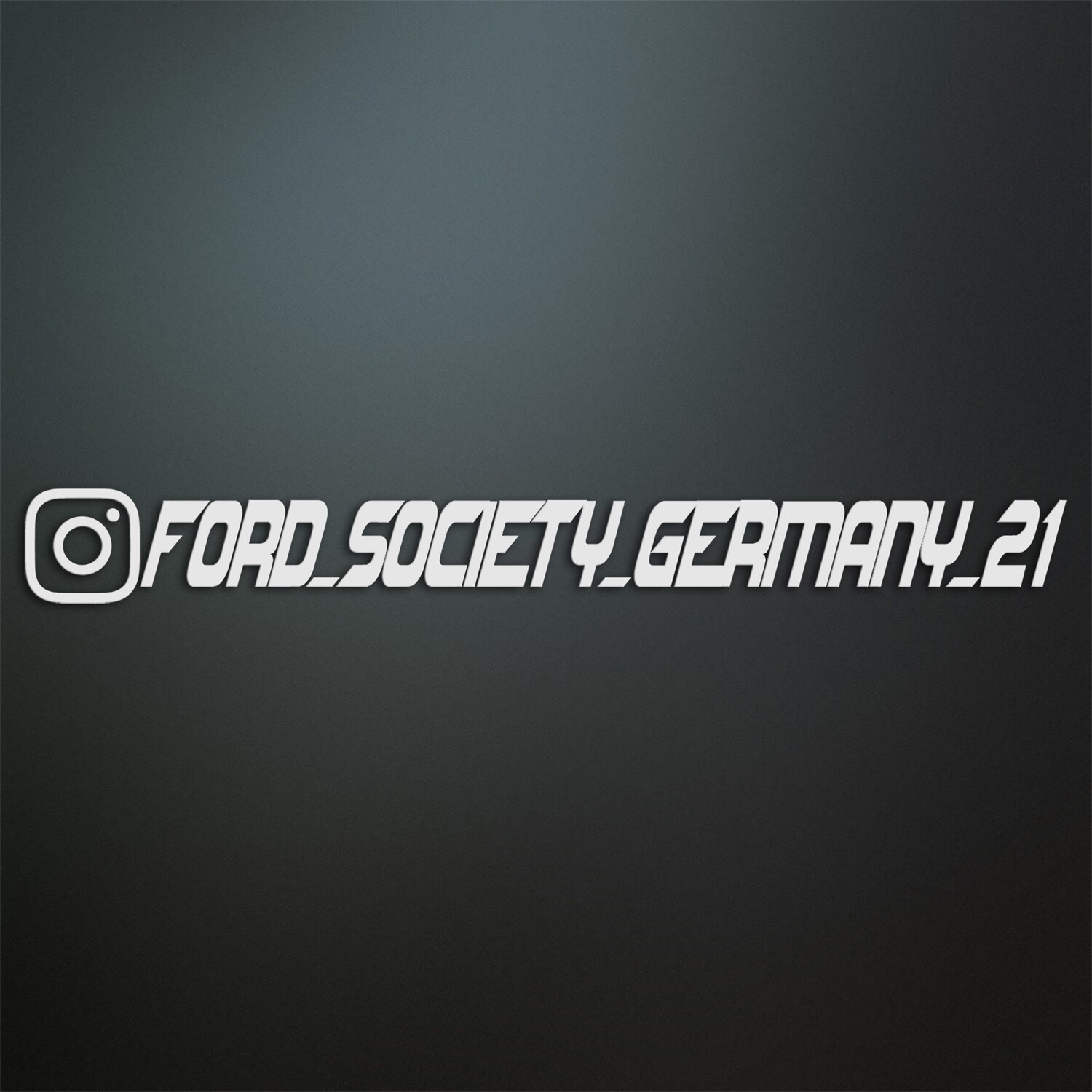 Ford Society Germany Instagram Aufkleber