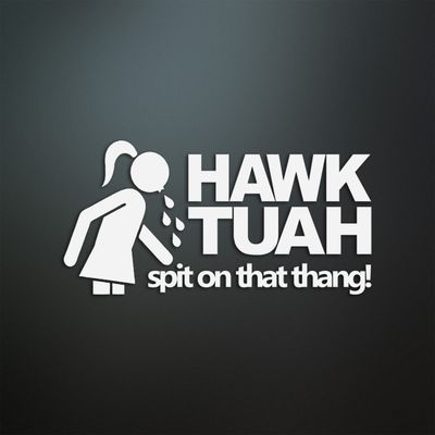 Hawk Tuah Aufkleber