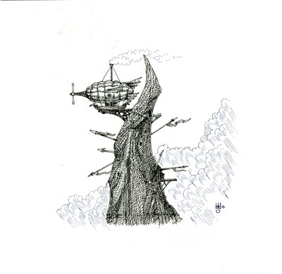 Pirate Spike Original Sketch