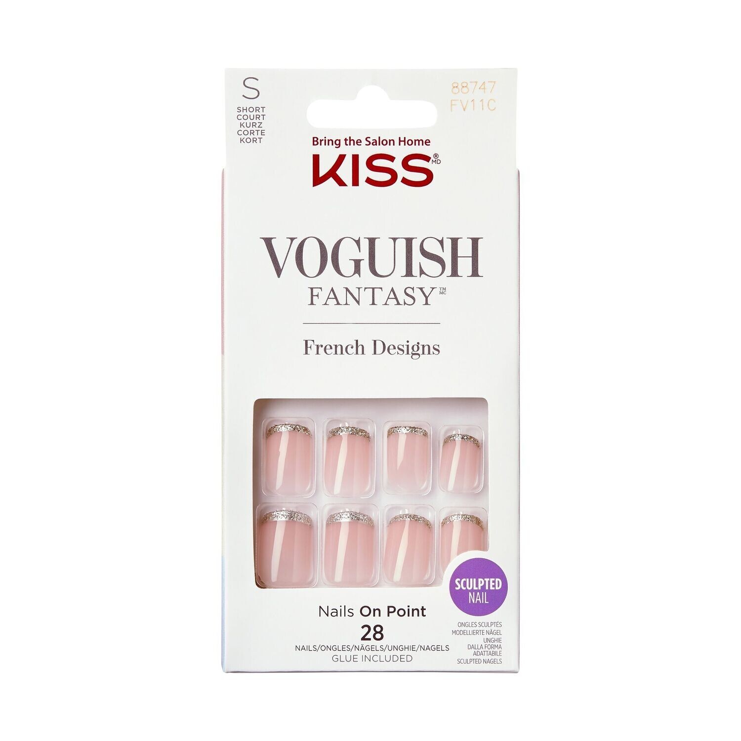 Voguish Fantasy French Nails - Bisous