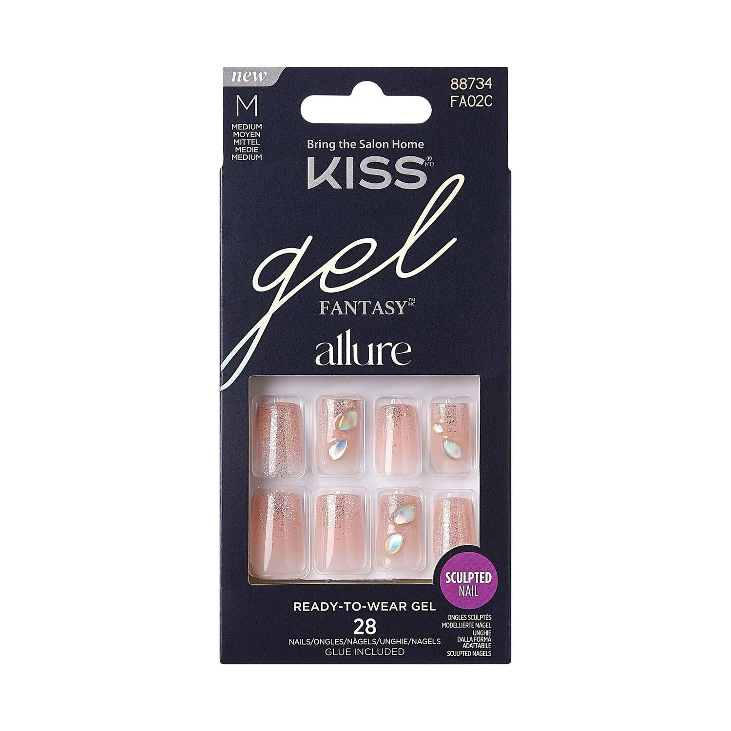 Gel Fantasy Allure Nails 3D Effekt - Transformation