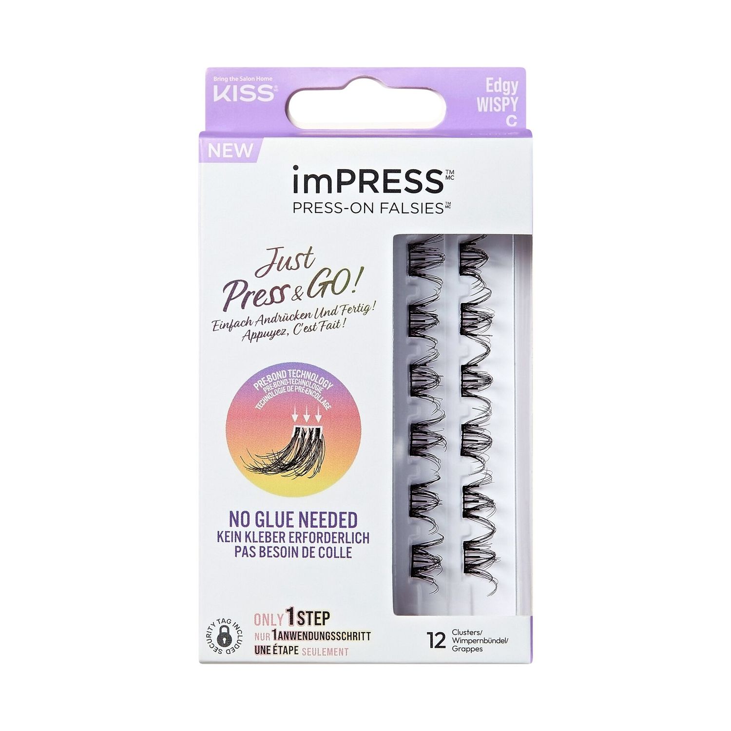 imPress Press-On Falsies Single Pack - Edgy Wispy