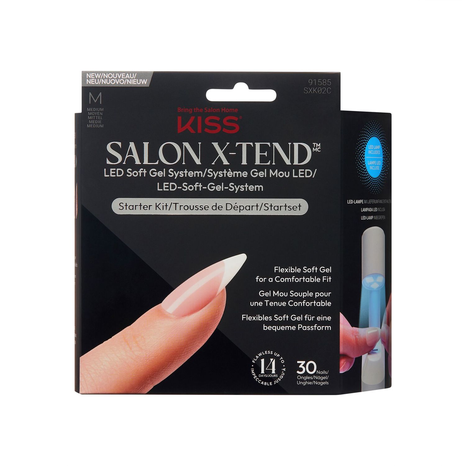 Salon X-tend LED Soft Gel System Starter Kit - Pure Salon X-tend LED Soft Gel System Starter Kit - Pure
