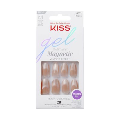 KISS Gel Fantasy Magnetic Velvety Effect Nails - Drama