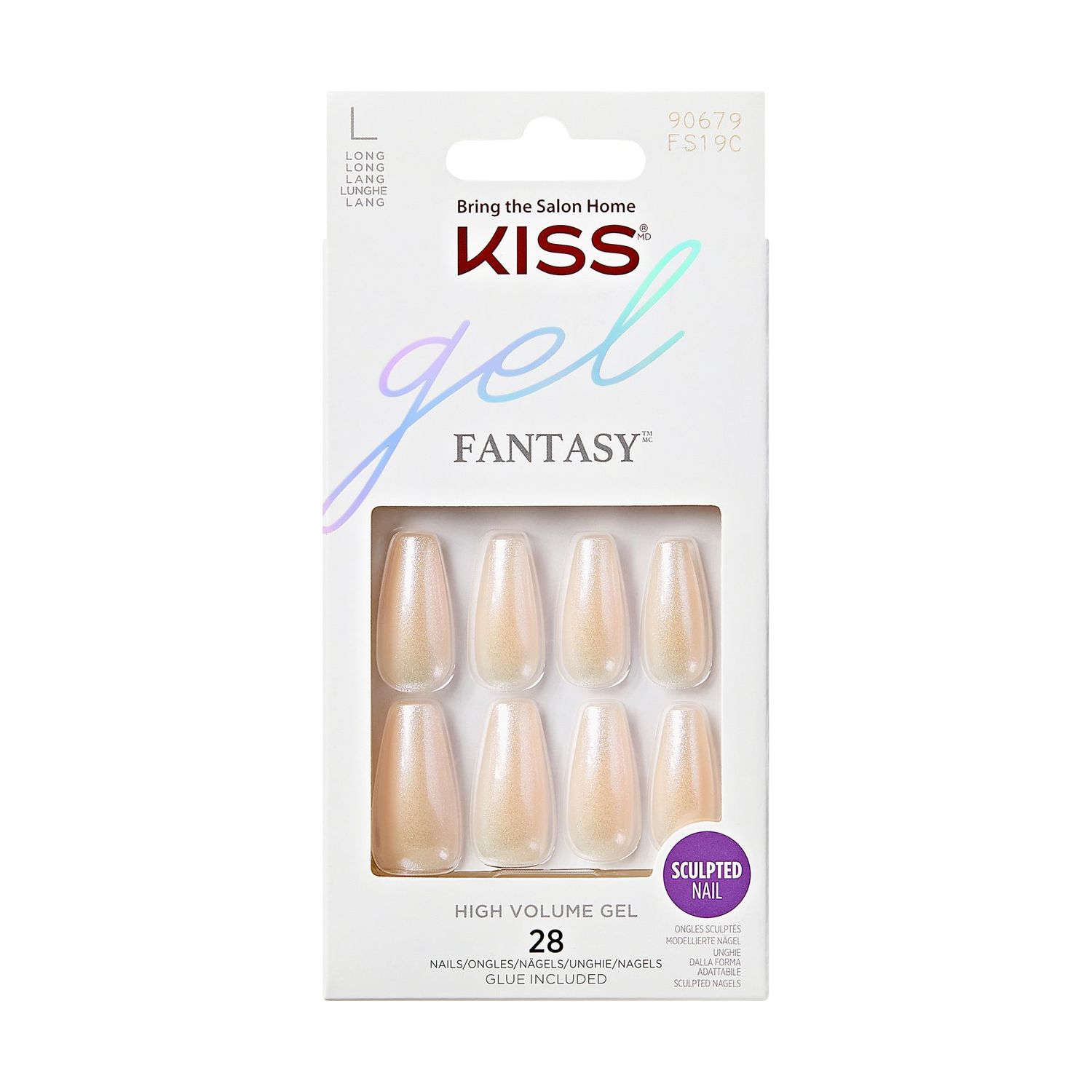 Gel Fantasy Sculpted Nails - Hold Me Closer