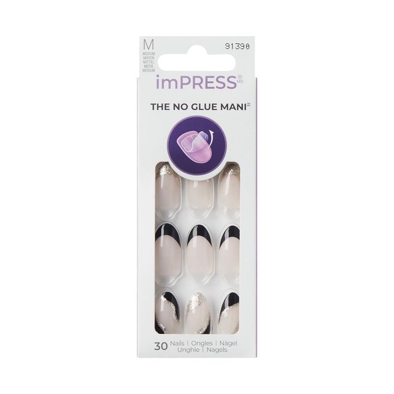 KISS imPress The No Glue Mani Mod French - Illusion