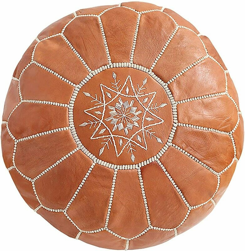 Moroccan Poufs Unstuffed