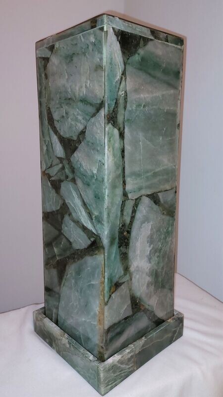 Groene kwartslamp 60cm