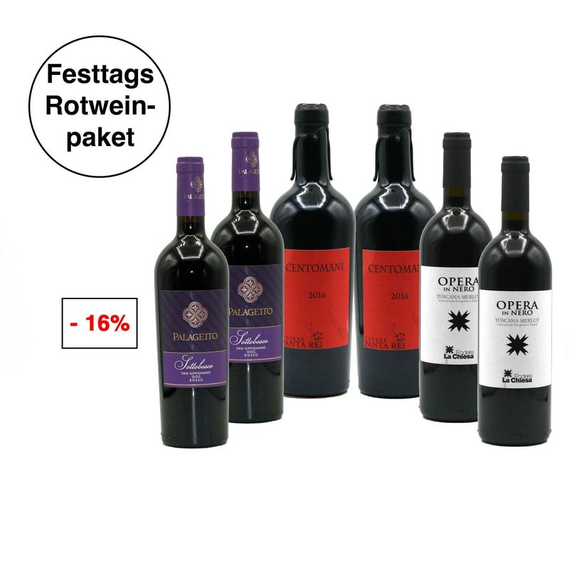 Festtags-Rotwein Paket Festtags-Rotwein Paket