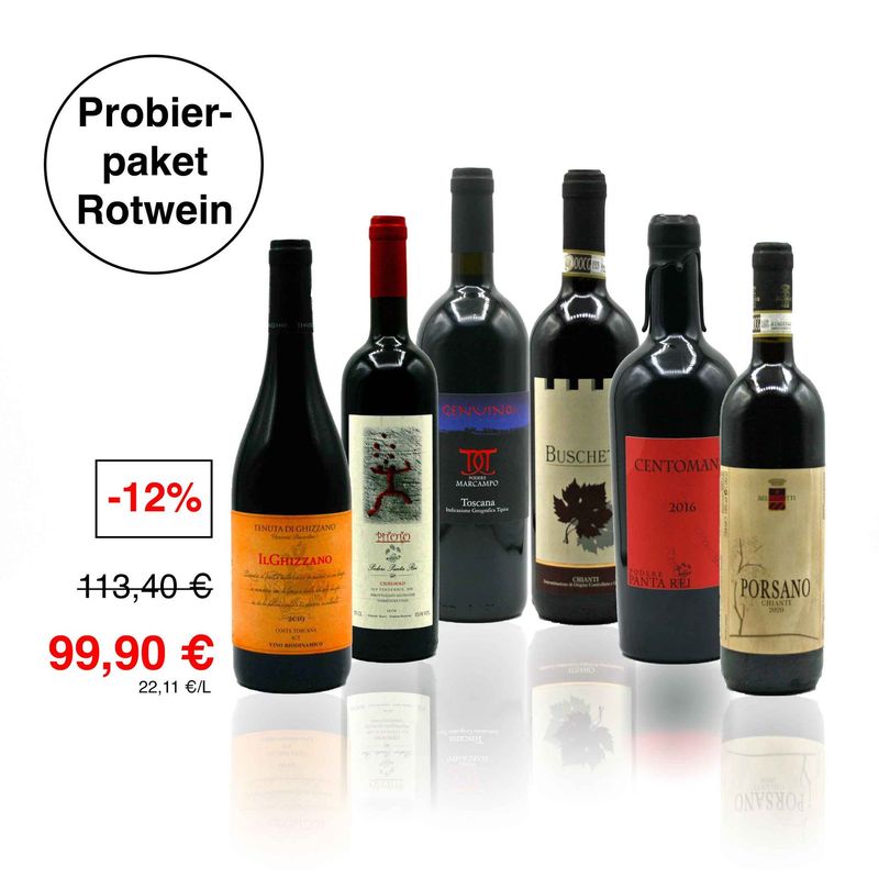 Rotwein Probierpaket Rotwein Probierpaket