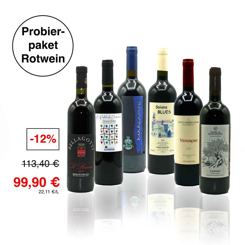 Rotwein Probierpaket Rotwein Probierpaket